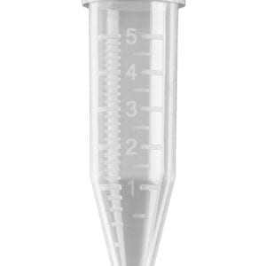 Sterile Five-O™ 5mL MacroTubes™ w/ attached screw caps-Racked