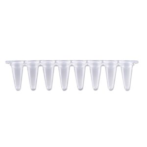 qPCR 8-Strip CLEAR 0.1ml Tubes, Seperate Optical Strip 120/cs